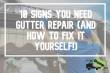 Gutter repair and installation